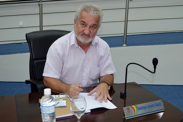 Vereador Domingos Antonio Claudio (PMDB)